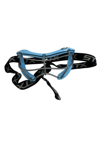 Used STX 4 Sight Plus-S Adult LAX Lacrosse Facial Protect Carolina Blue  11692-S000158798