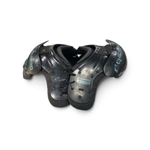 Used Champro SCORPION FB Shoulder Pads Black MD 11735-S000368877