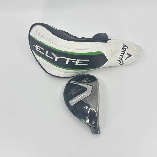 Callaway Elyte 19* 3 Hybrid Head RH Headcover Used Golf Club