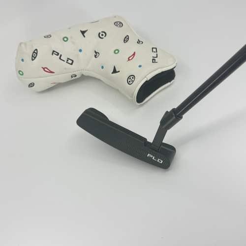 Ping PLD Milled Anser Black Putter RH Blade 34 1/2" Headcover Used Graphite Golf
