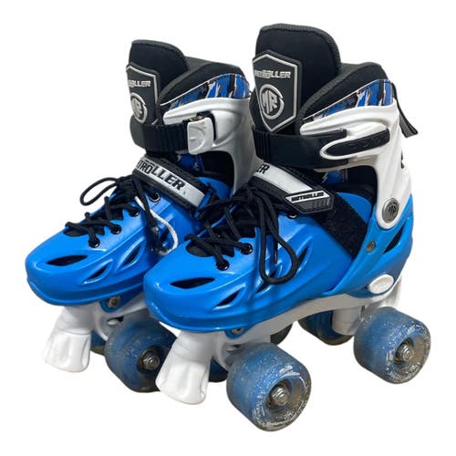 Used METROLLER LIGHT UP SKATES Child Roller Quad Skates Royal Blue Youth 10.5 11735-S000365346