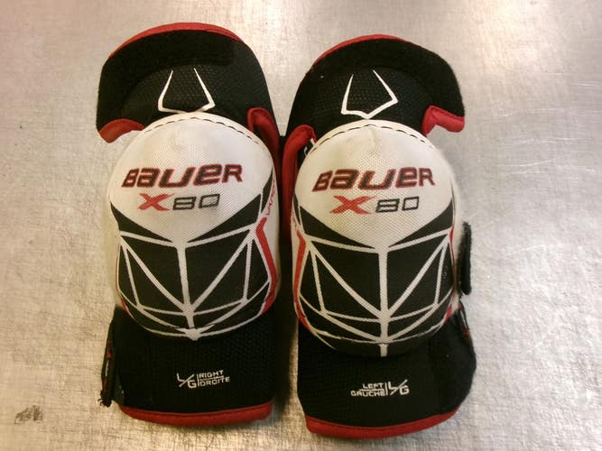 Used Bauer X80 Junior Elbow Pads LG 11339-S000207922