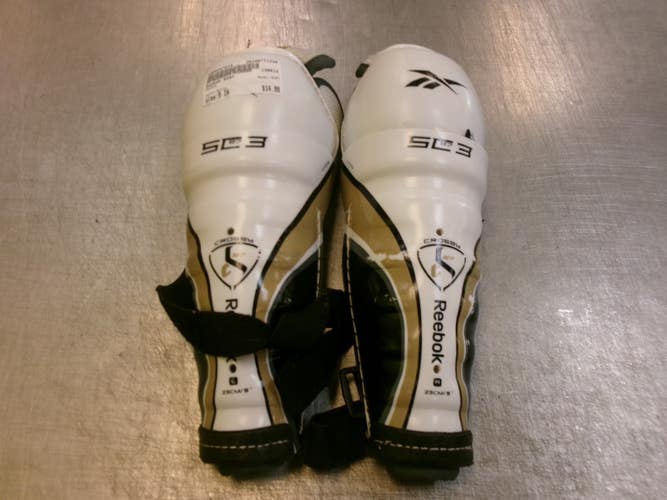 Used Reebok SC87 Junior Shin Guards White 9" 11339-S000207915