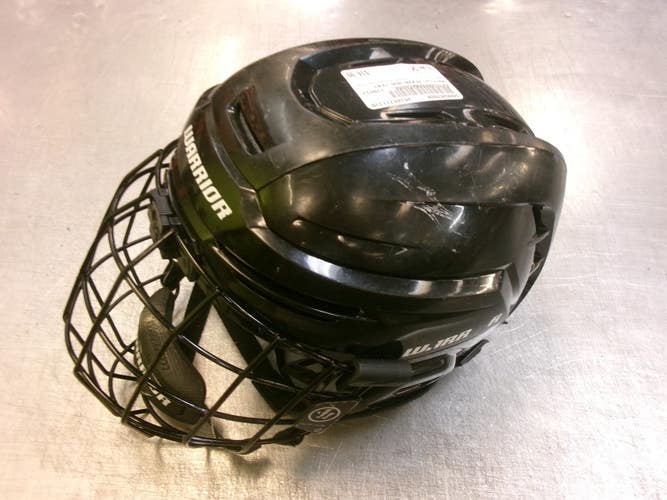 Used Warrior ALPHA NON CERT Helmet Cage Combo Black SM 11339-S000207908