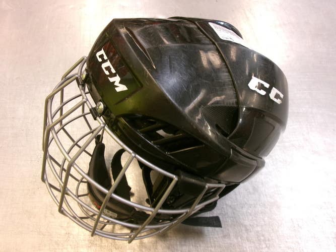 Used CCM FL40 NON CERT Helmet Cage Combo Black MD 11339-S000207903