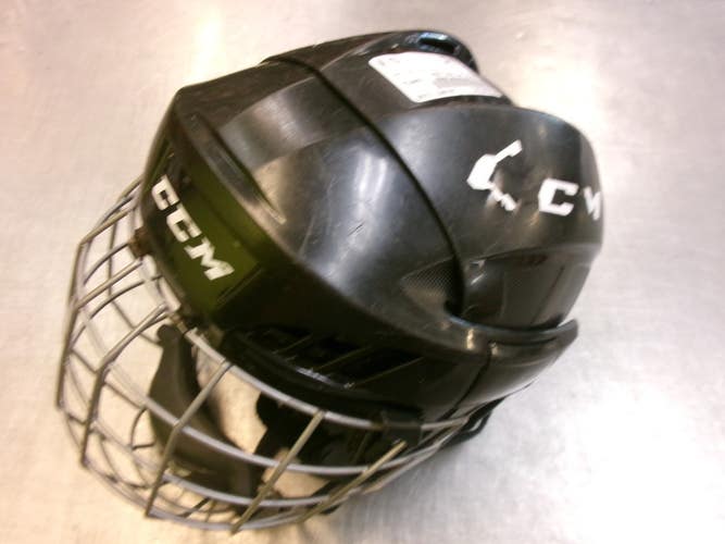 Used CCM FL40 NON CERT Helmet Cage Combo Black MD 11339-S000207901