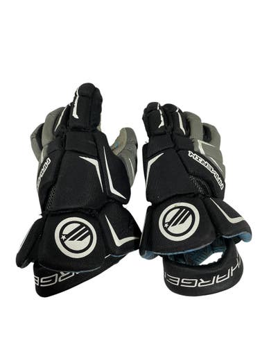 Used Maverik CHARGER Lacrosse Gloves Mens Black 10" 11735-S000361703