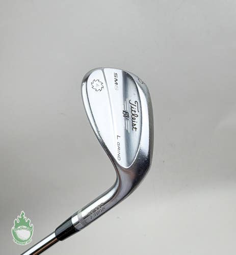 Right Handed Titleist Vokey SM6 L Grind Wedge 60*-04 Wedge Steel Golf Club