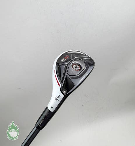 Used RH TaylorMade R15 Rescue 3 Hybrid 19* Speeder869 Stiff Graphite Golf Club