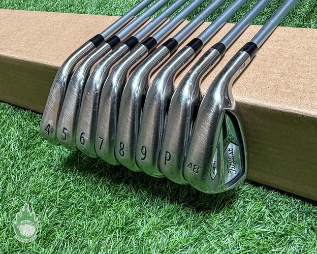 RH Titleist 718 AP1 Irons 5-PW/48* Vista Pro 60g Regular Flex Graphite Golf Set