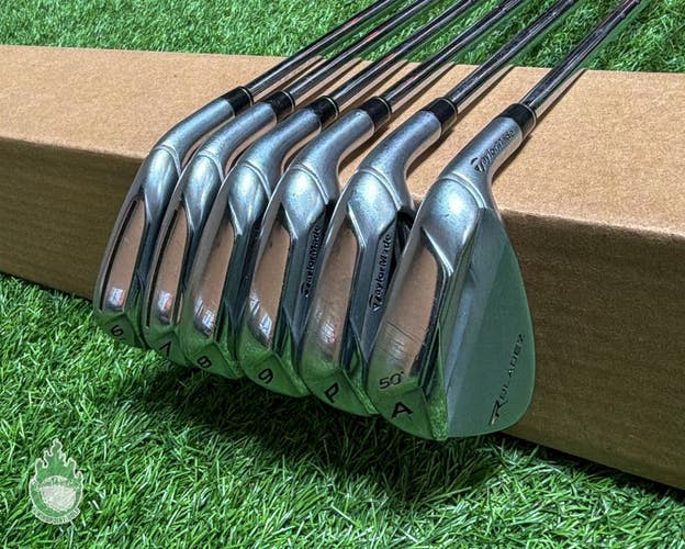 Used RH TaylorMade RBladez Irons 6-PW/AW KBS Regular Flex Steel Golf Club Set