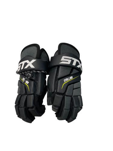 Used STX STALLION 200 Lacrosse Gloves Mens Black SM 11735-S000367664
