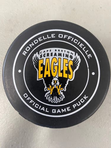 Cape Breton Screaming Eagles puck QMJHL