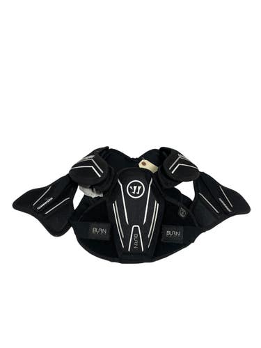Used Warrior BURN Lacrosse Shoulder Pads Black LG 11735-S000364061