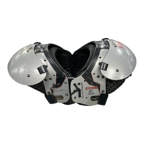 Used STORM FB SHOULDER PADS FB Shoulder Pads Grey SM 11735-S000357170