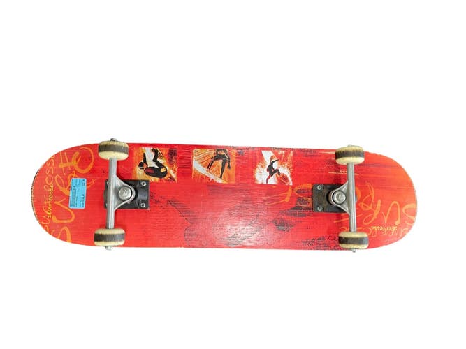 Used SURF POSSE Complete Skateboard Red Regular 11735-S000364318