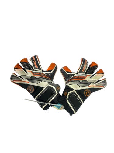 Used WEST COAST Soccer Goalie Gloves Black/Orange/White 9 11735-S000366249