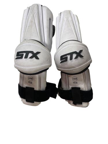 Used STX 360+ Lacrosse Arm Pads/Guards White MD 11735-S000363023