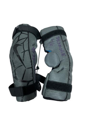 Used Nike VAPOR LT Lacrosse Arm Pads/Guards Black LG 11735-S000362833
