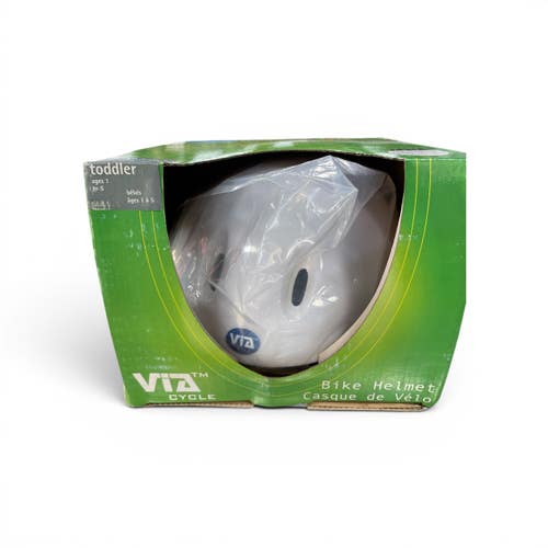 Used VIA CYCLE Bike Helmet White XS 11735-S000361076