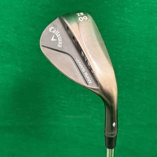 Callaway Jaws Raw Black Plasma 60-8Z 60 Lob Wedge Vokey Design Steel Wedge Flex