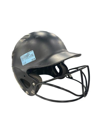 Used Adidas CLIMACOOL ADJUSTABLE Batting Helmet w/Mask Black S/M 11735-S000360493