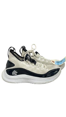 Used Under Armour Basketball Shoes Y Black And White Junior 04 11735-S000360171