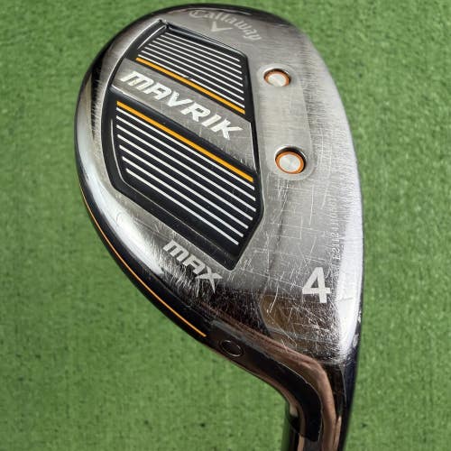 Callaway Mavrik Max 4 Hybrid 4H 21 KBS 80g Stiff Flex 39.5