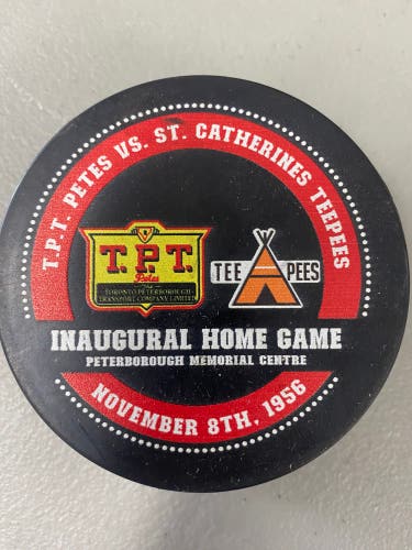 Peterborough Petes/St Catharines puck