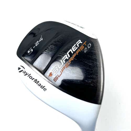 TaylorMade Burner Superfast 2.0 5 Hybrid 24* REAX 60g Regular RH Midsize Grip