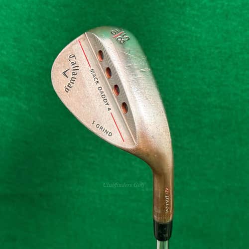 Callaway Mack Daddy 4 Raw 58-10S 58 Lob Wedge Vokey Design Steel Wedge Flex