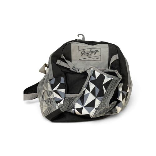Used Rawlings BACKPACK BB/SB Player Backpack Silver And Black 11735-S000369924