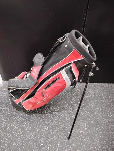 Used Acuity ACUITY GOLF STAND BAG Mens Stand Bag Black And Red 11849-S000045273