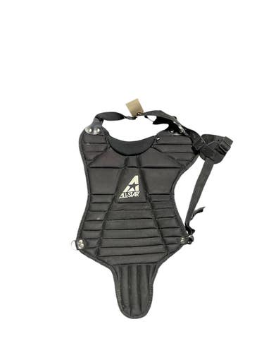 Used All-Star ALL STAR CATCHERS CHEST USED Catchers Chest Protector Black Junior 11735-S000364298