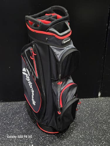 Used Taylormade CART BAG Mens Stand Bag Black 11849-S000045221
