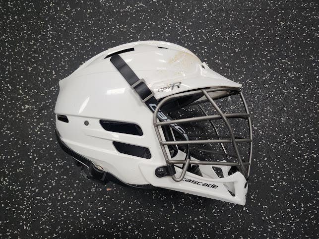 Used Cascade CPVR Lacrosse Helmet White XXS 11849-S000045212