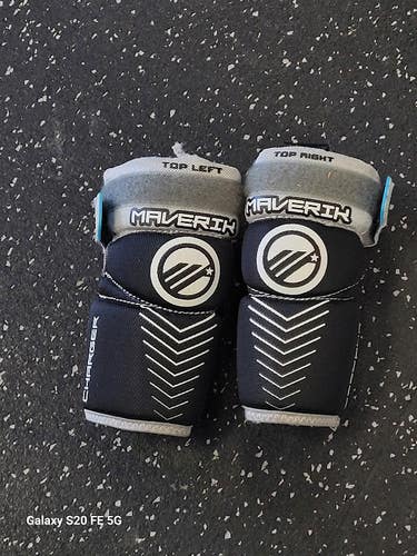 Used Maverik CHARGER Lacrosse Arm Pads/Guards Black XS 11849-S000045215