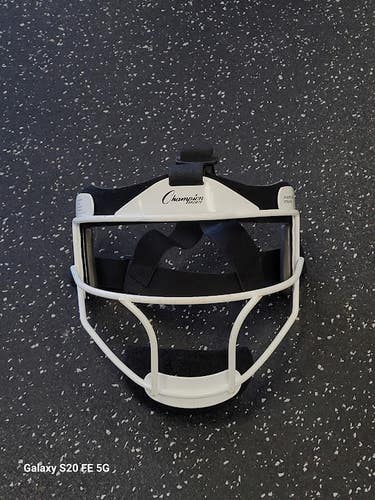 Used Champion Sports FIELDERS MASK BB/SB Fielders Mask White One Size 11849-S000045227