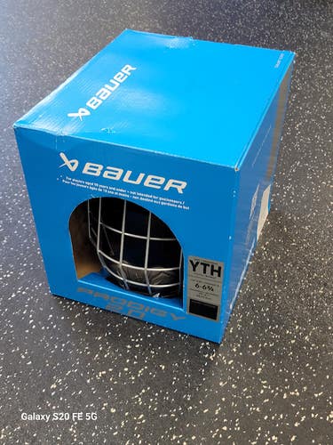 Used Bauer PRODIGY 2.0 Helmet Cage Combo Black SM 11849-S000045239