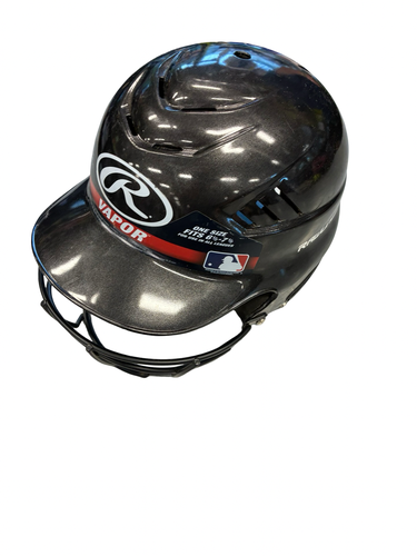 Used Rawlings BATTING HELMET Batting Helmet w/Mask Black MD 11682-S000138678