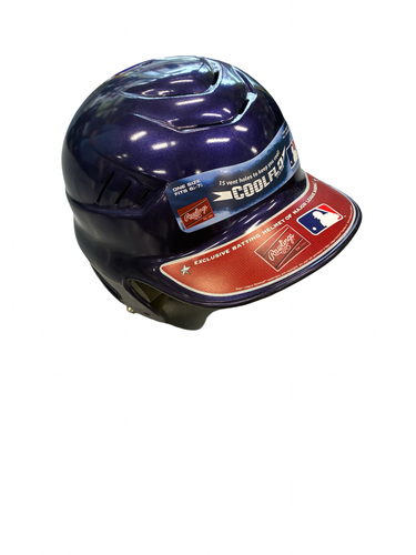 Used Rawlings BATTING HELMET Batting Helmet No Mask Purple MD 11682-S000140681