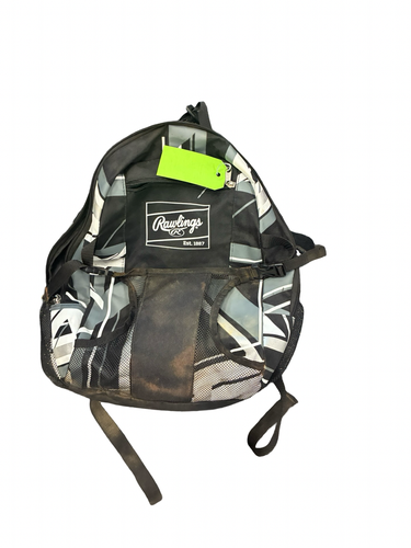Used Rawlings BACKPACK BB/SB Player Backpack Black 11682-S000140710