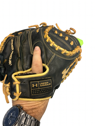 Used Under Armour CATCHERS GLOVE BB/SB Catchers RH Throw Black 33" 11682-S000140723