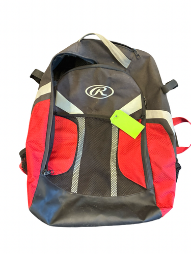 Used Rawlings BACKPACK BB/SB Player Backpack Red 11682-S000140771