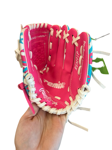 Used Rawlings REMIX BB/SB Glove RH Throw Pink 9" 11682-S000139144