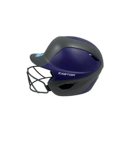 Used Easton 6 5/8 - 7 1/4 Batting Helmet w/Mask Purple LG 11735-S000364862