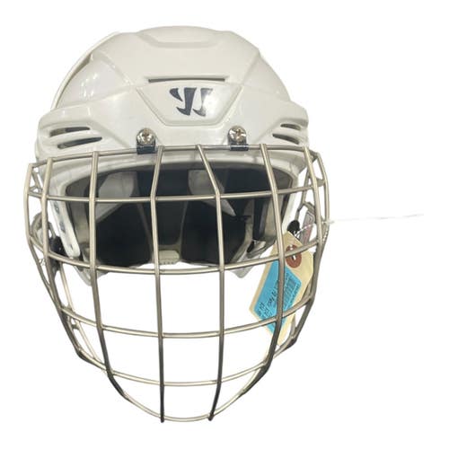 Used Warrior HELMET Helmet Cage Combo White MD 11735-S000368431