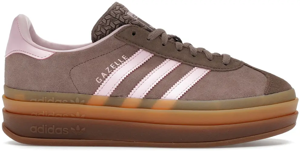 Size 10 - adidas Gazelle Bold Trace Brown Pink (Women's) JQ6436