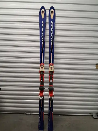 Stockli World Cup Laser GS w/3/4th of Marker Logic 2 Bindings Size-185cm