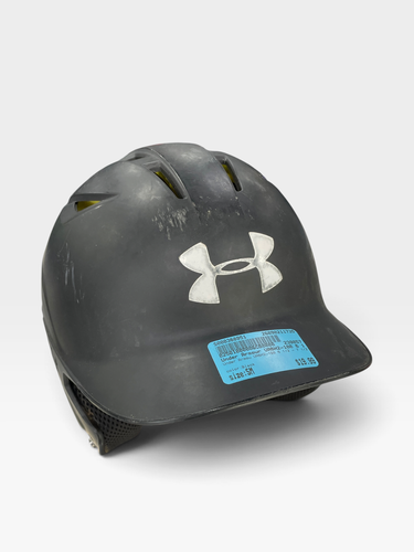 Used Under Armour UABH2-100 6 1/2 - 7 1/2 Batting Helmet No Mask Black SM 11735-S000368951